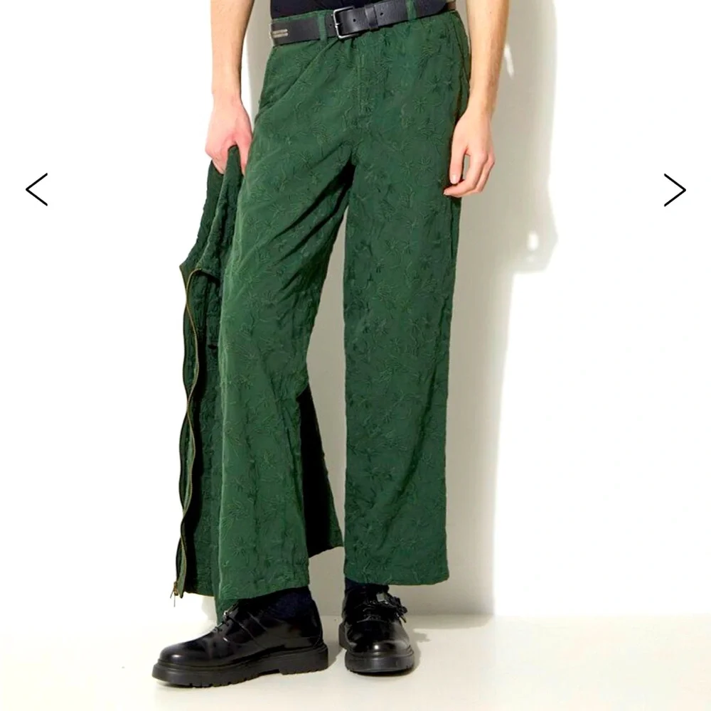 Corridor 36 flower textured pants